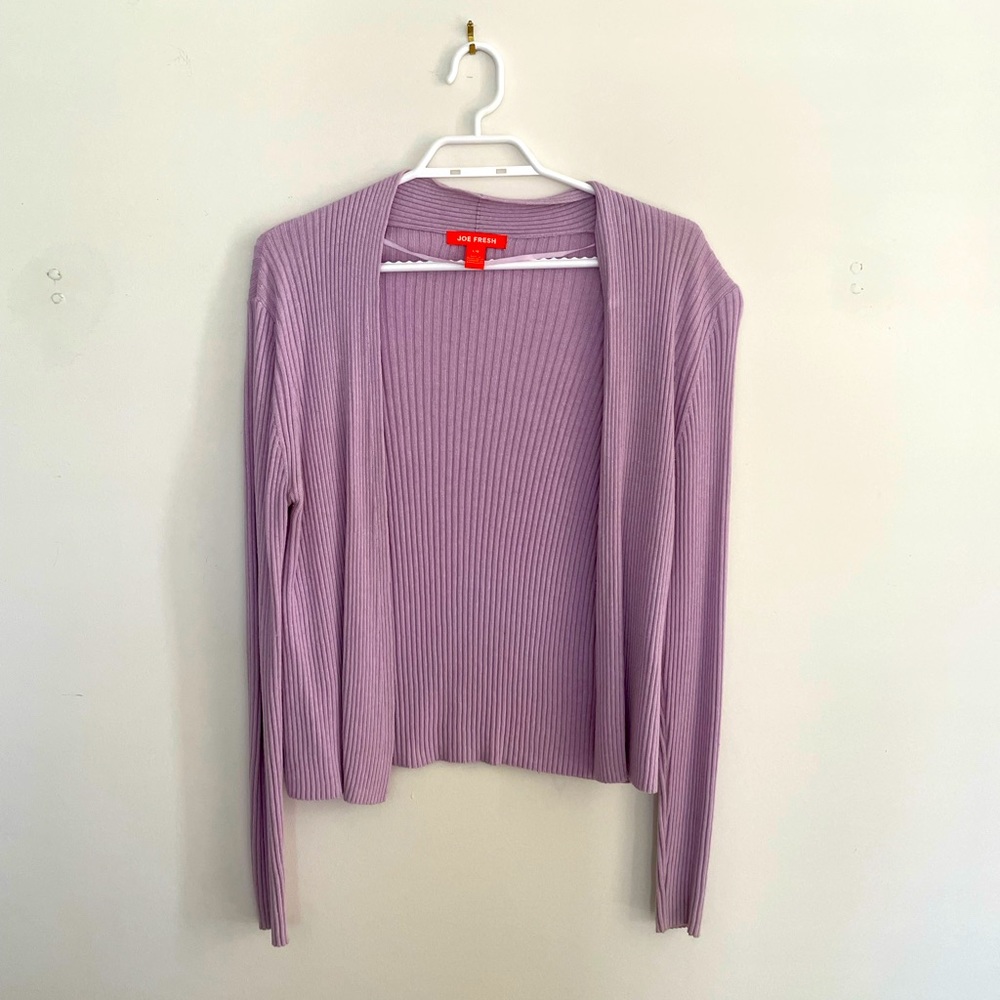 Joe Fresh Purple Cardigan